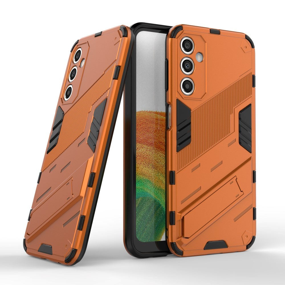 Samsung Galaxy A24 Hybrid Håndværker Cover m. Kickstand - Orange