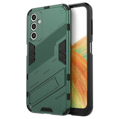Samsung Galaxy A24 Hybrid Håndværker Cover m. Kickstand - Grøn