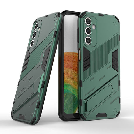 Samsung Galaxy A24 Hybrid Håndværker Cover m. Kickstand - Grøn