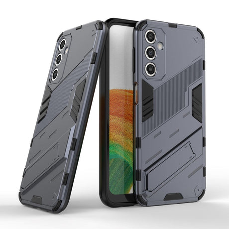 Samsung Galaxy A24 Hybrid Håndværker Cover m. Kickstand - Grå