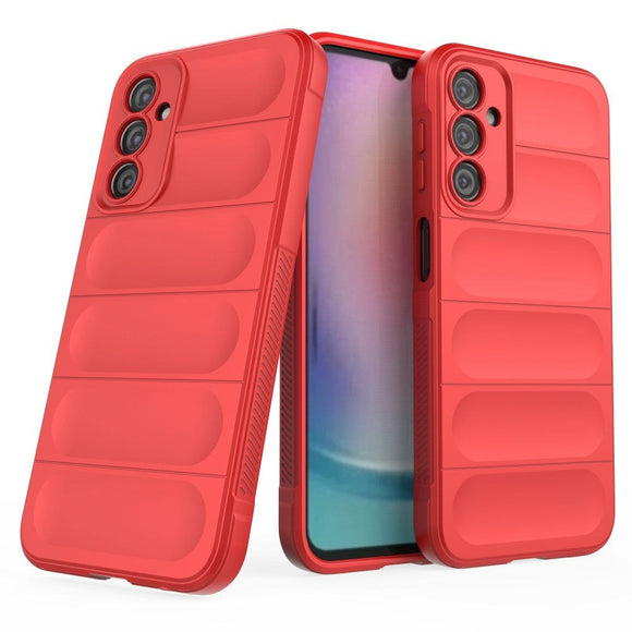 Samsung Galaxy A24 Fleksibelt Plastik Cover - Rød