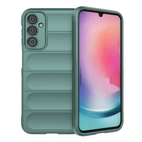 Samsung Galaxy A24 Fleksibelt Plastik Cover - Grøn