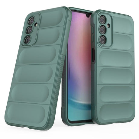 Samsung Galaxy A24 Fleksibelt Plastik Cover - Grøn