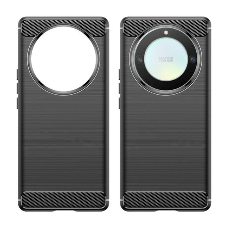 Honor Magic5 Lite Brushed Carbon Cover - Sort