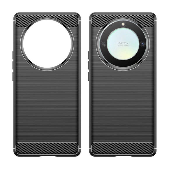 Honor Magic5 Lite Brushed Carbon Cover - Sort