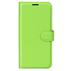 Sony Xperia 1 V Litchi Læder Cover m. Pung - Grøn