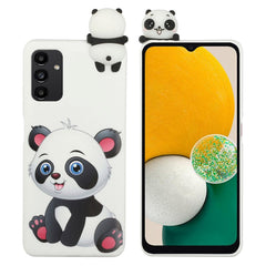 Samsung Galaxy A14 / A14 (5G) Fleksibelt Plastik Cover 3D - Panda