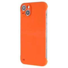iPhone 14 Hårdt Plastik Cover Uden Sider - Orange