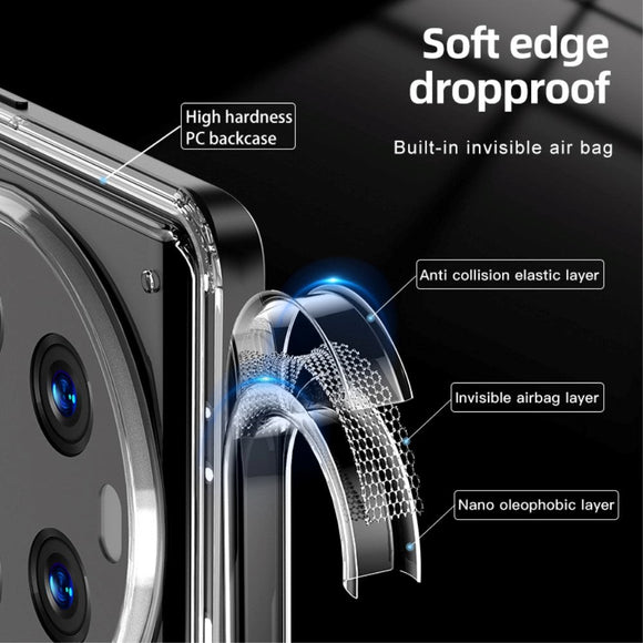 Xiaomi 13 Ultra Hybrid Plastik Cover - Gennemsigtig