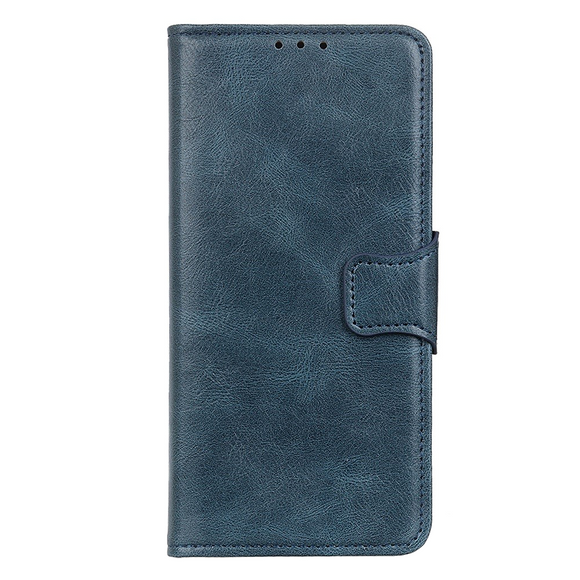 Xiaomi Redmi Note 12 (4G) Læder Cover m. Pung & Ståfunktion - Blå
