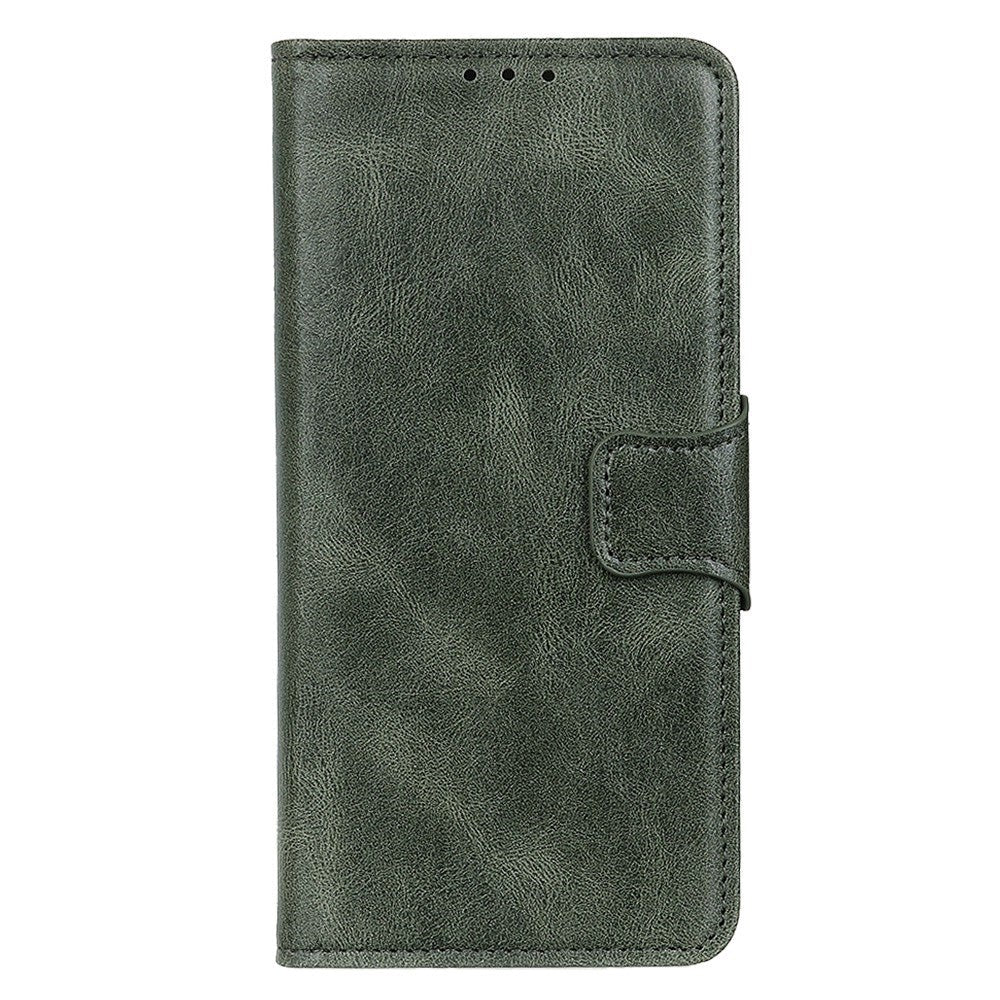 Xiaomi Redmi Note 12 (4G) Læder Cover m. Pung & Ståfunktion - Grøn