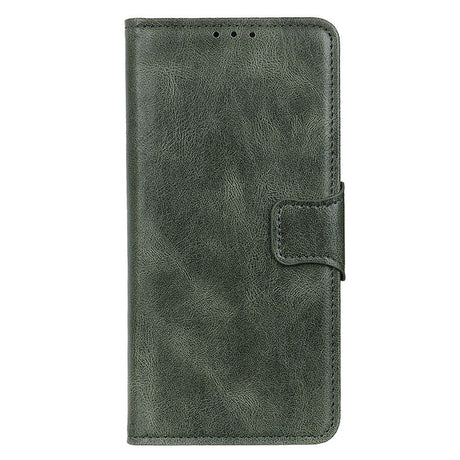 Xiaomi Redmi Note 12 (4G) Læder Cover m. Pung & Ståfunktion - Grøn