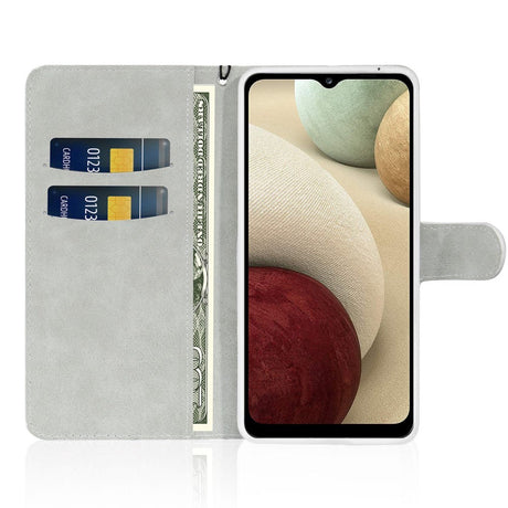 Samsung Galaxy A54 (5G) Læder Cover m. Pung & Strop - Glitter Design - Lyserød