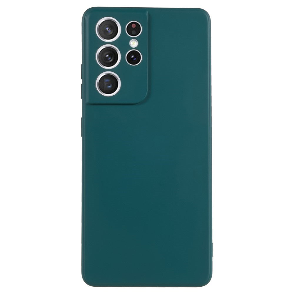 EIDERWOOD Samsung Galaxy S21 Ultra Foret Fleksibelt Plast Cover - Grøn