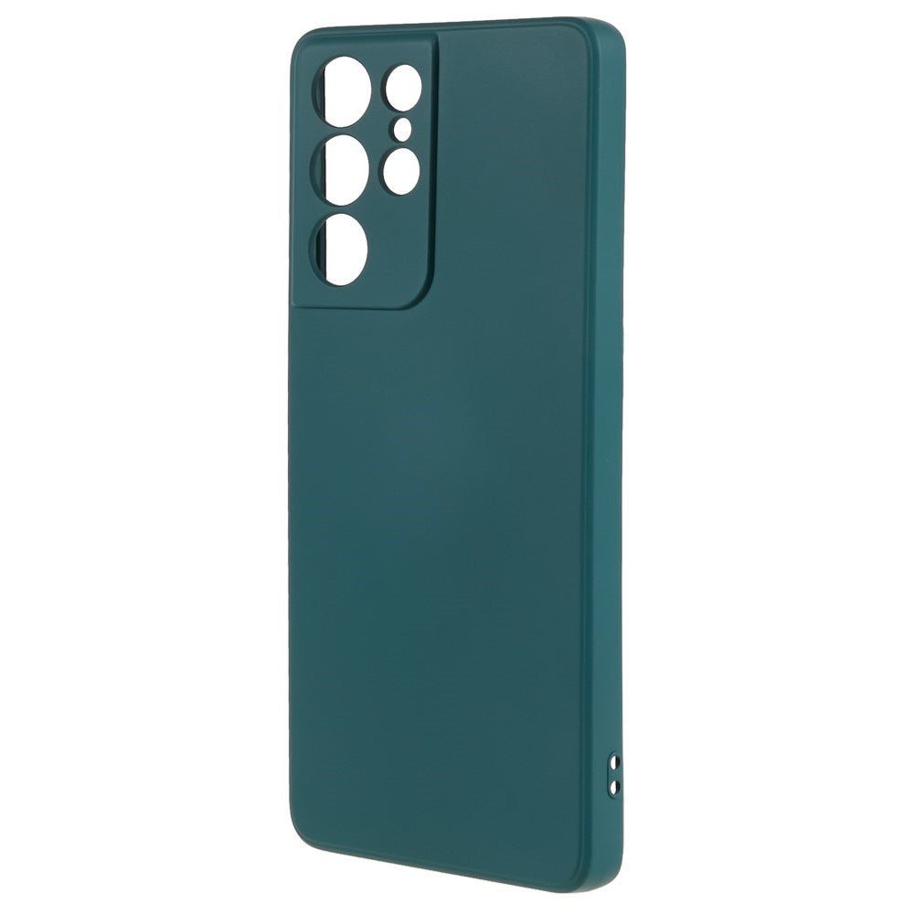 EIDERWOOD Samsung Galaxy S21 Ultra Foret Fleksibelt Plast Cover - Grøn