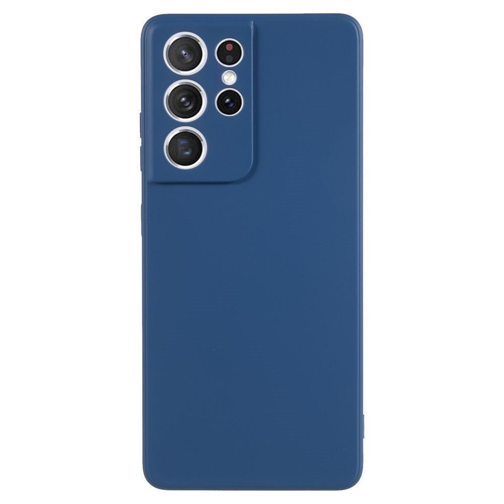 EIDERWOOD Samsung Galaxy S21 Ultra Foret Fleksibelt Plast Cover - Blå