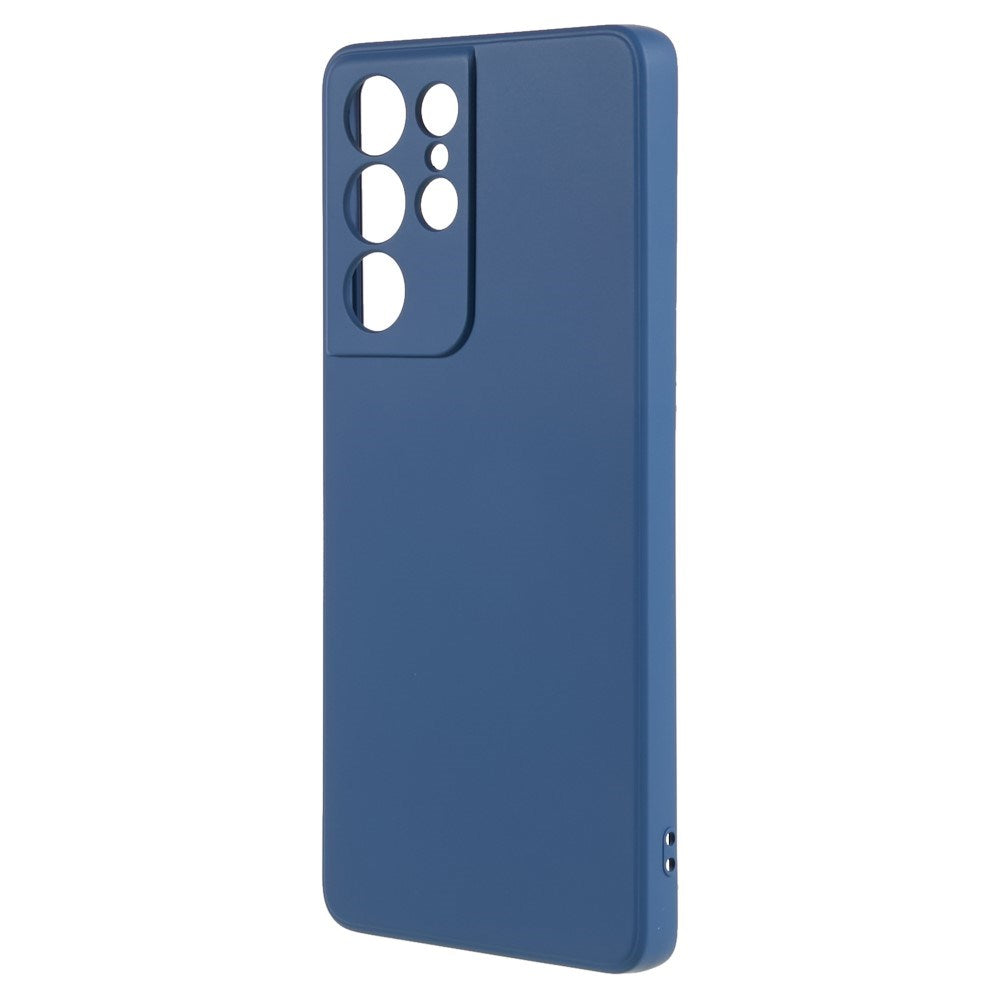 EIDERWOOD Samsung Galaxy S21 Ultra Foret Fleksibelt Plast Cover - Blå