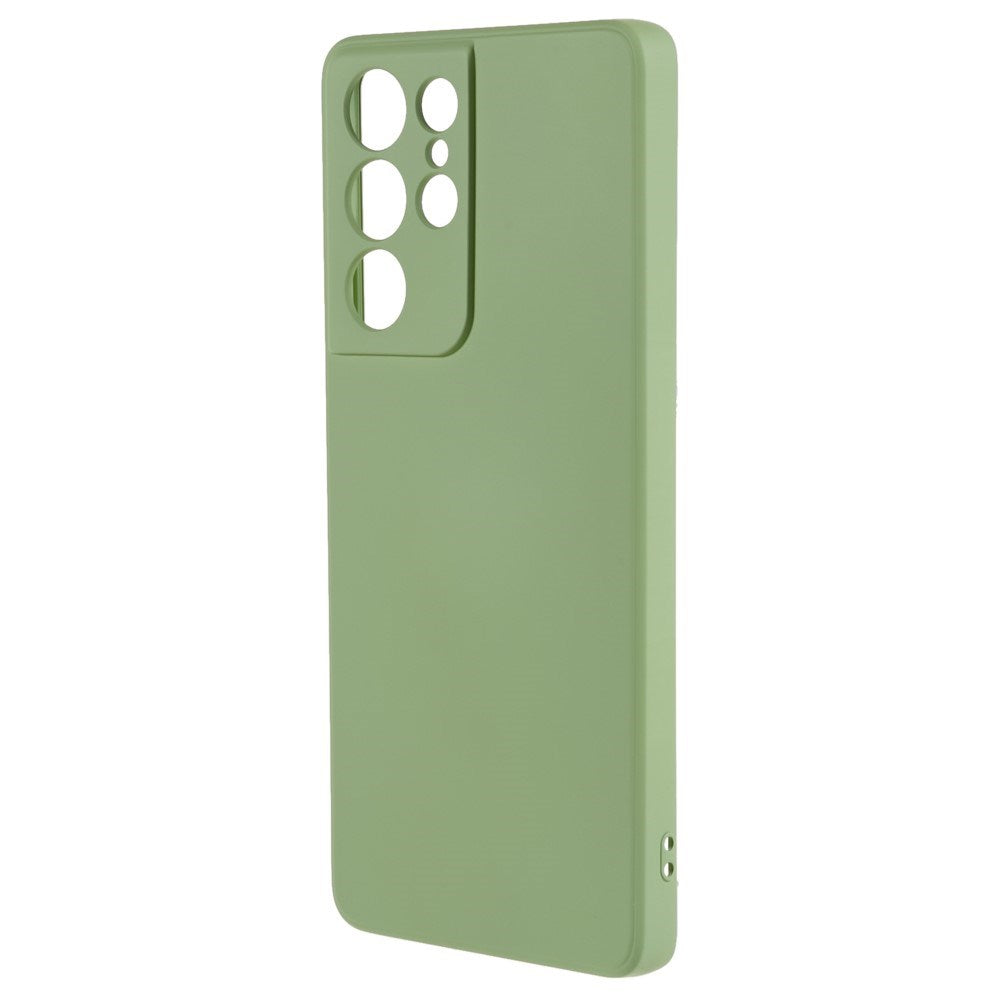 EIDERWOOD Samsung Galaxy S21 Ultra Foret Fleksibelt Plast Cover - Lysegrøn
