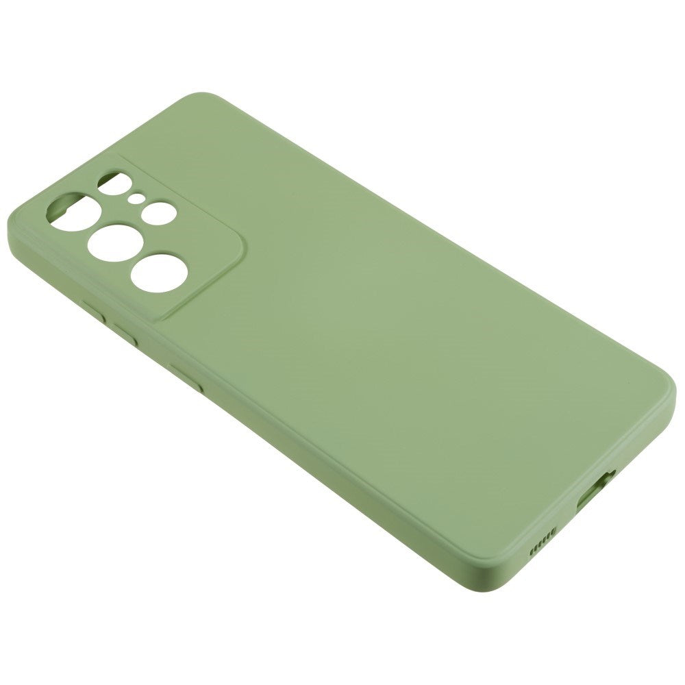 EIDERWOOD Samsung Galaxy S21 Ultra Foret Fleksibelt Plast Cover - Lysegrøn