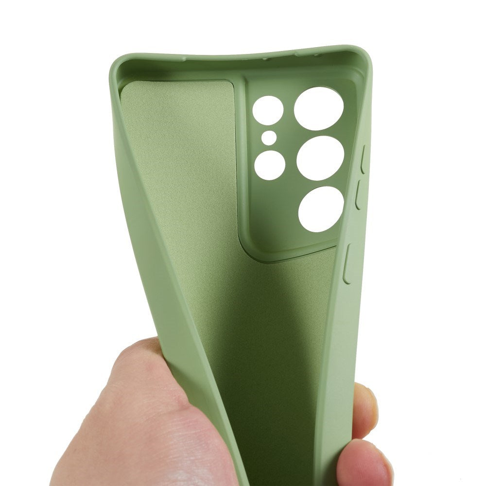 EIDERWOOD Samsung Galaxy S21 Ultra Foret Fleksibelt Plast Cover - Lysegrøn