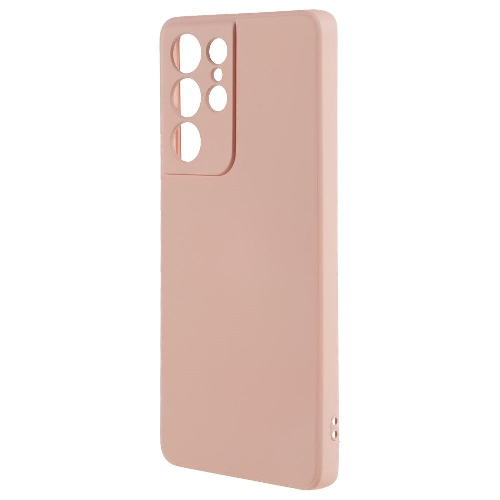 EIDERWOOD Samsung Galaxy S21 Ultra Foret Fleksibelt Plast Cover - Lyserød