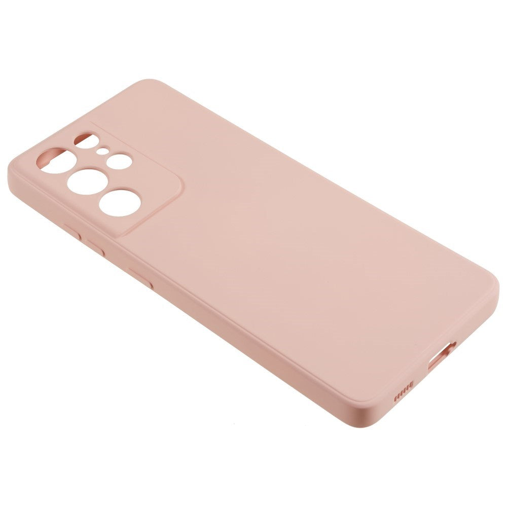 EIDERWOOD Samsung Galaxy S21 Ultra Foret Fleksibelt Plast Cover - Lyserød