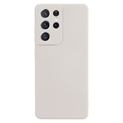 EIDERWOOD Samsung Galaxy S21 Ultra Foret Fleksibelt Plast Cover - Beige