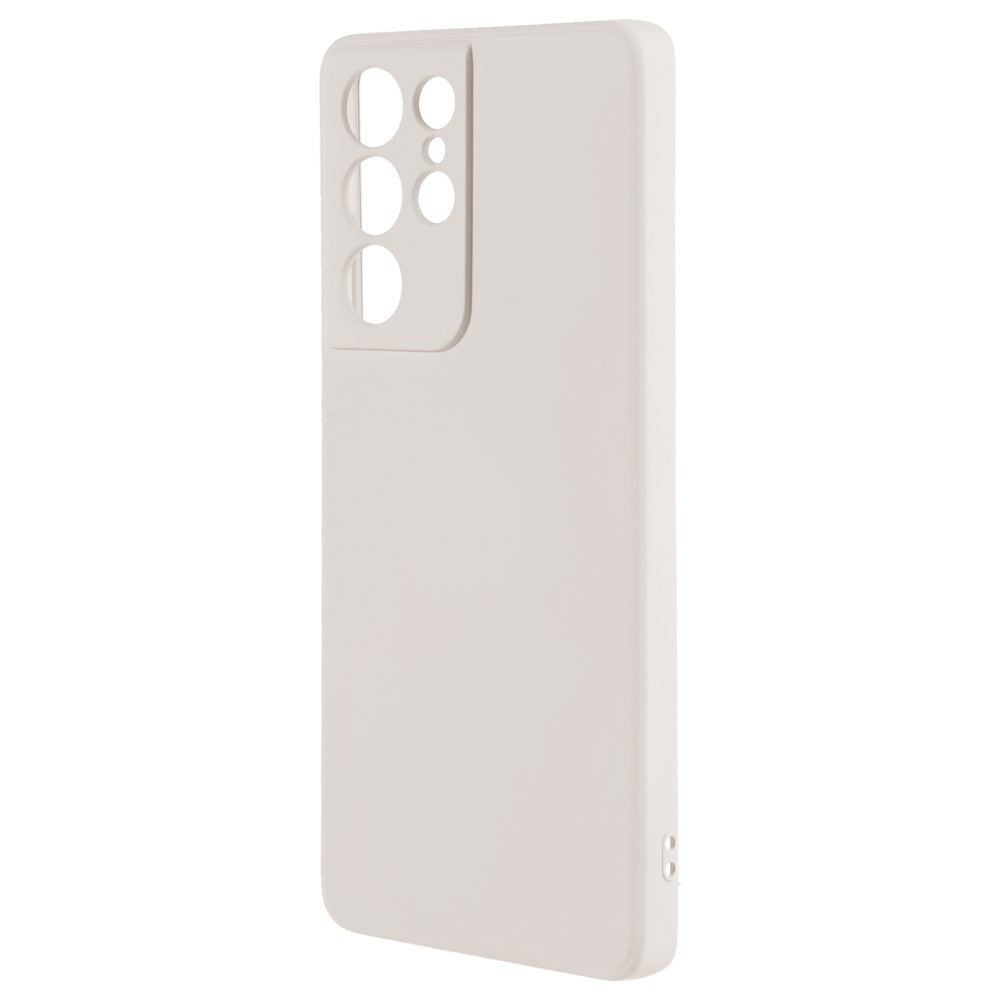EIDERWOOD Samsung Galaxy S21 Ultra Foret Fleksibelt Plast Cover - Beige