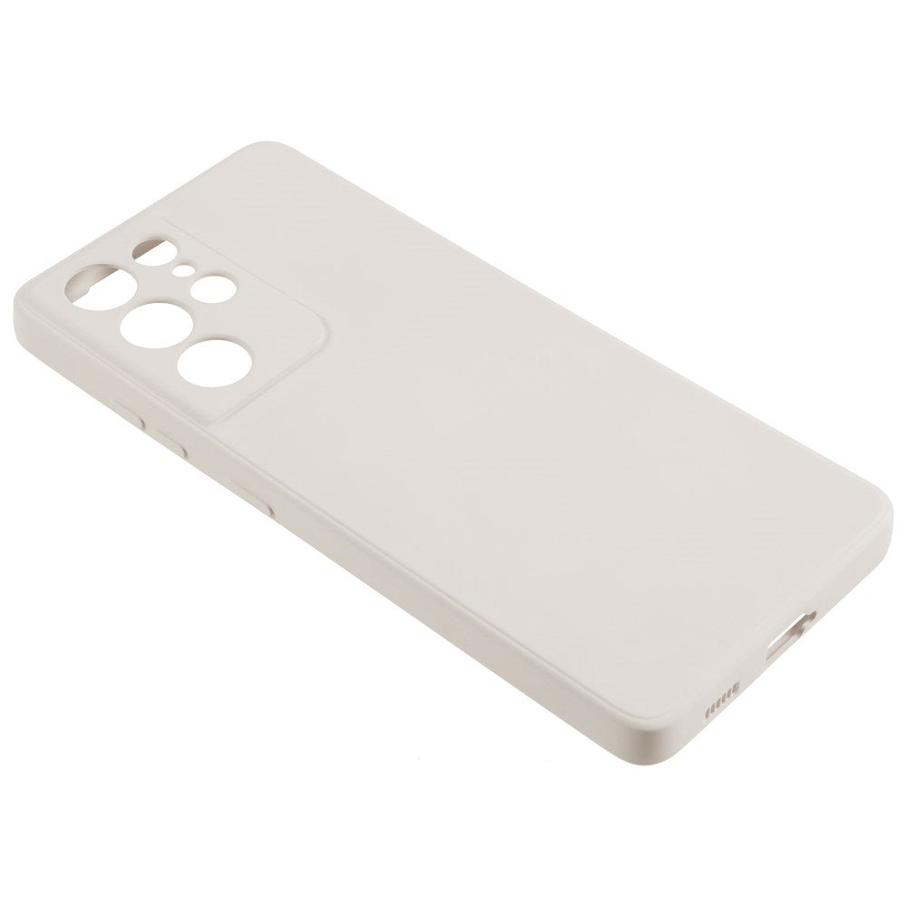 EIDERWOOD Samsung Galaxy S21 Ultra Foret Fleksibelt Plast Cover - Beige