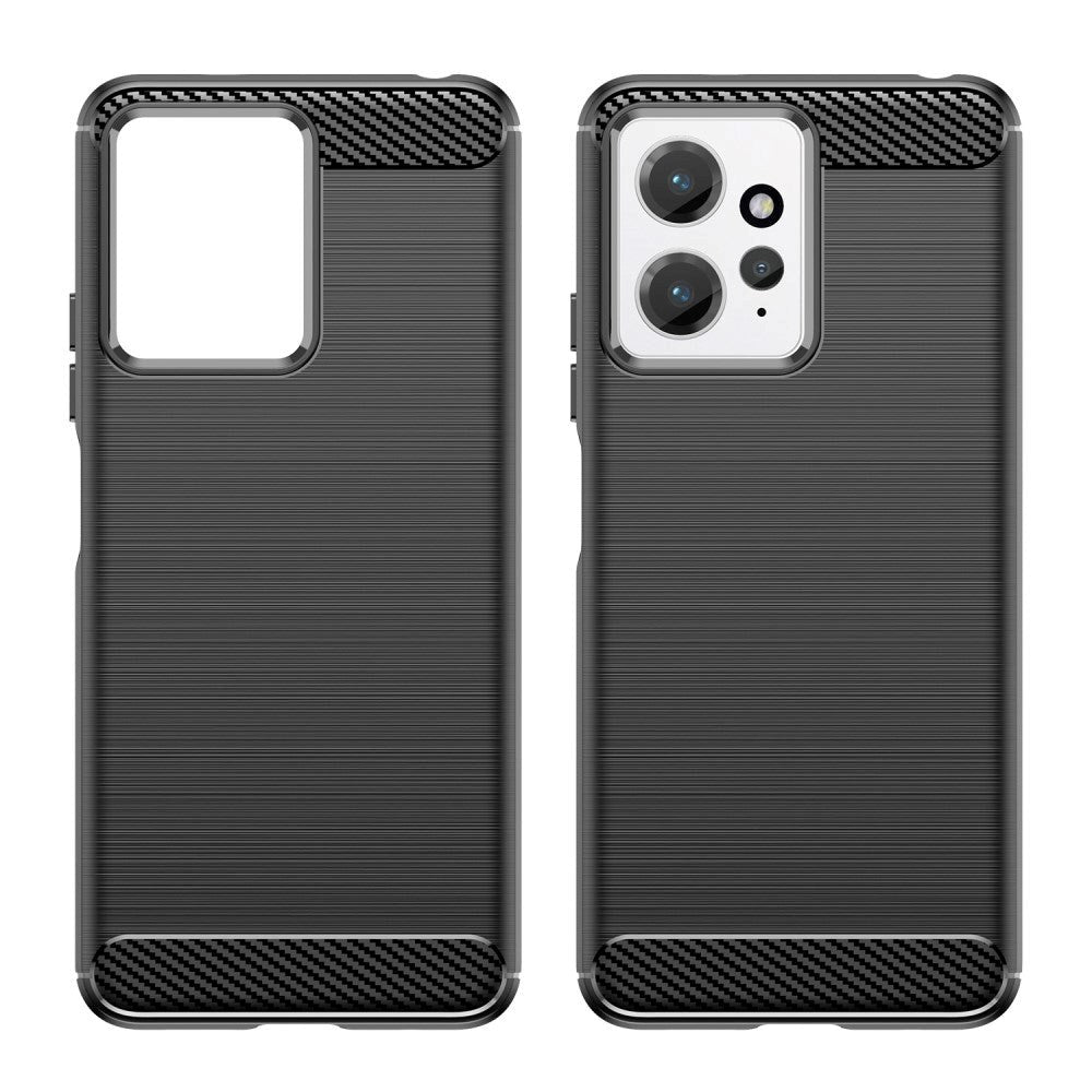 Xiaomi Redmi Note 12 (4G) Brushed Carbon Cover - Sort
