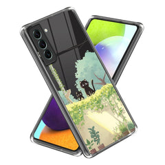 Samsung Galaxy S23 Fleksibelt Gennemsigtigt Cover m. Print - To Katte