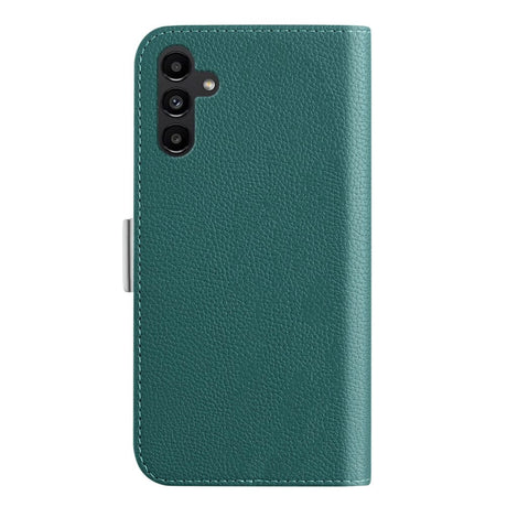 Samsung Galaxy A24 Litchi Læder Cover m. Ståfunktion - Grøn