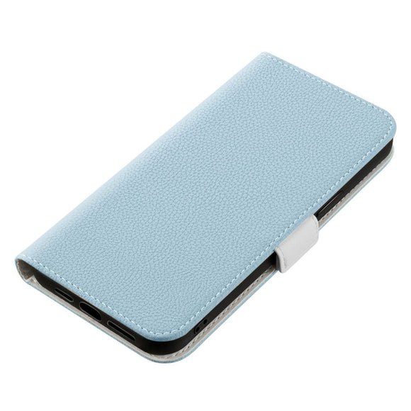Samsung Galaxy A24 Litchi Læder Cover m. Ståfunktion - Blå