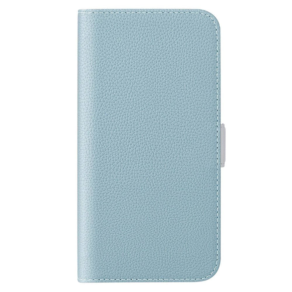 Samsung Galaxy A24 Litchi Læder Cover m. Ståfunktion - Blå