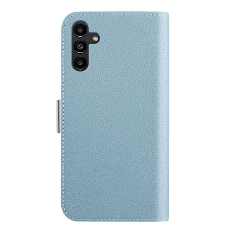 Samsung Galaxy A24 Litchi Læder Cover m. Ståfunktion - Blå