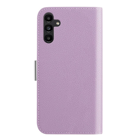 Samsung Galaxy A24 Litchi Læder Cover m. Ståfunktion - Lilla