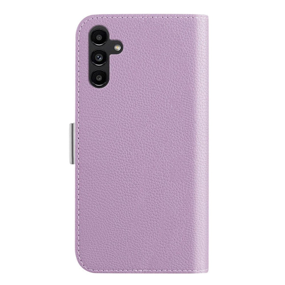 Samsung Galaxy A24 Litchi Læder Cover m. Ståfunktion - Lilla