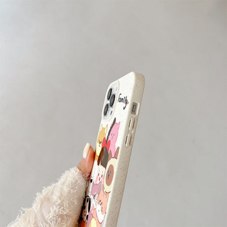iPhone 14 Pro Fleksibel Plastik Cover m. Motiv - Barn med Kæledyr
