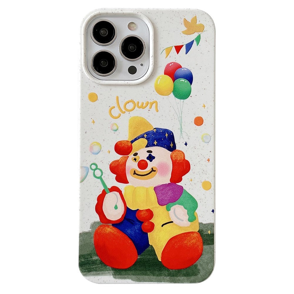 iPhone 13 Pro Fleksibel Plastik Cover m. Motiv - Klovn