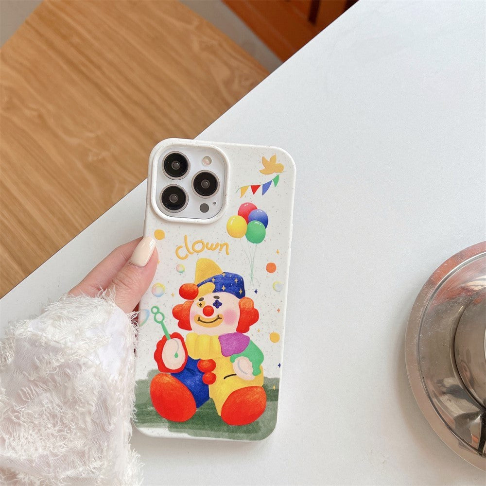 iPhone 13 Pro Fleksibel Plastik Cover m. Motiv - Klovn