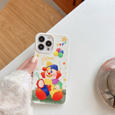 iPhone 13 Pro Fleksibel Plastik Cover m. Motiv - Klovn