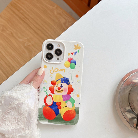 iPhone 13 Pro Fleksibel Plastik Cover m. Motiv - Klovn