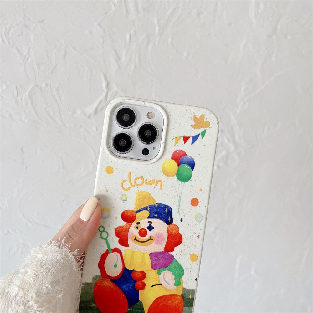 iPhone 13 Pro Fleksibel Plastik Cover m. Motiv - Klovn