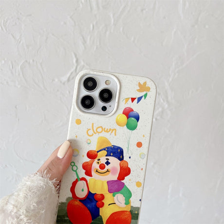 iPhone 13 Pro Fleksibel Plastik Cover m. Motiv - Klovn