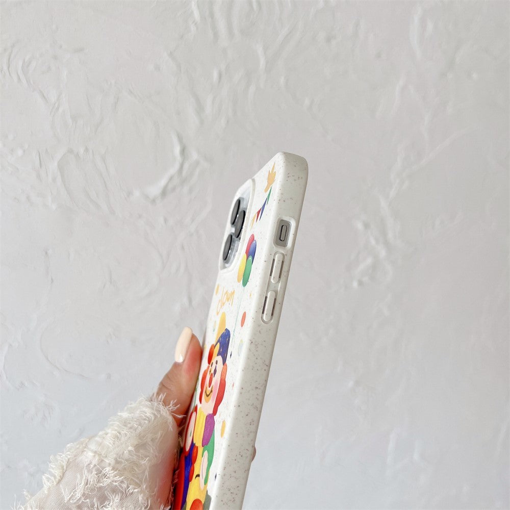 iPhone 13 Pro Fleksibel Plastik Cover m. Motiv - Klovn