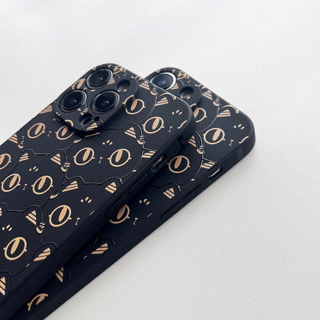 iPhone 14 Pro Fleksibelt TPU Plastik Cover med Print - Katte