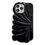 iPhone 14 Pro Plast Cover - Muslingeskal Design - Sort