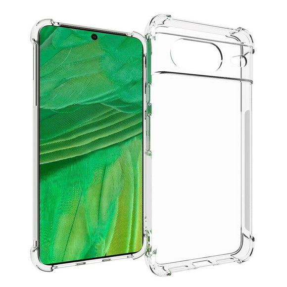Google Pixel 8 Fleksibelt Plastik Cover - Gennemsigtig