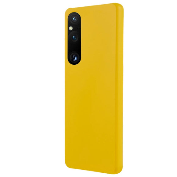 Sony Xperia 1 V Hårdt Plastik Cover - Gul