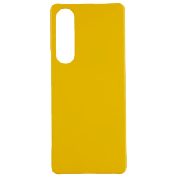 Sony Xperia 1 V Hårdt Plastik Cover - Gul